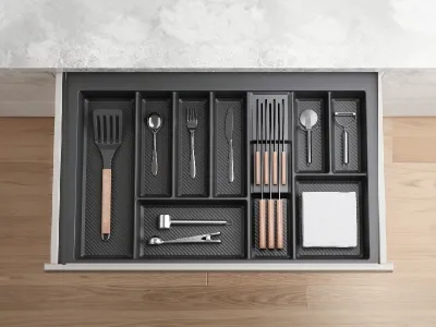 Giữ bếp luôn ngăn nắp với khay chia muỗng đũa GrandX – Phụ kiện bếp hiện đại không thể thiếu