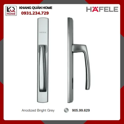 Tay Nắm Gạt Cửa Nhôm XINGFA  MÀU XÁM 92mm HL949CD-92 Hafele 905.99.629