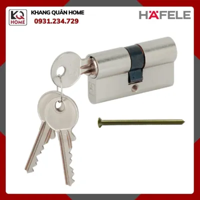 Ruột khóa inox 2 đầu chìa khóa Hafele dài 65 mm- 916.95.116