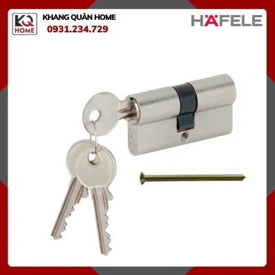 Ruột khóa inox 2 đầu chìa khóa Hafele dài 60 mm- 916.96.007