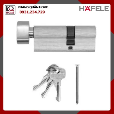 Ruột Khóa Cửa Nhôm 1 Đầu Chìa 1 Đầu Vặn 75mm Hafele 916.96.530