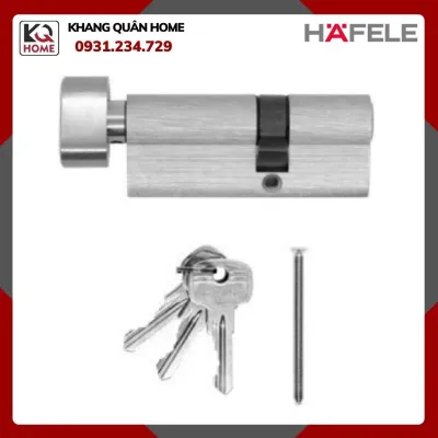 Ruột Khóa Cửa Nhôm 1 Đầu Chìa 1 Đầu Vặn 75mm Hafele 916.96.535