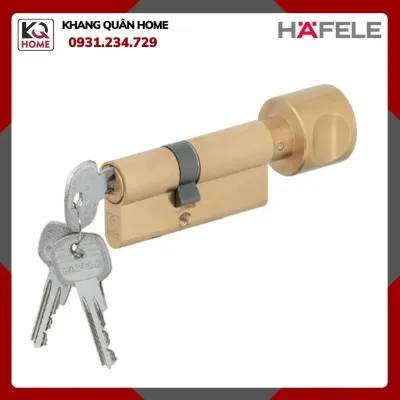 Ruột Khóa 1 Đầu Vặn 1 Đầu Chìa 60mm Hafele 916.96.662