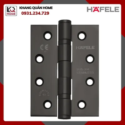 Bản lề lá chống cháy-2 vòng bi đen PVD Häfele 926.98.063