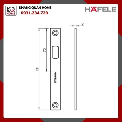 Bas Tường Cho Khóa Cửa Trượt Kính Hafele 981.59.070