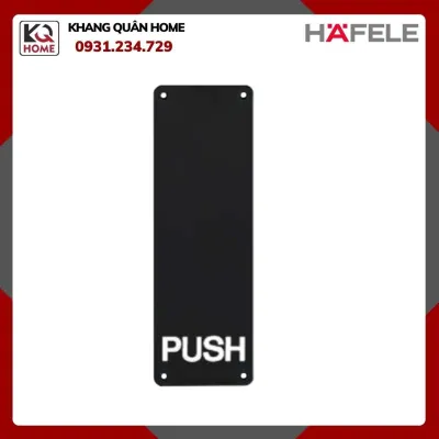 Bảng Đẩy Cửa Push Màu Đen Hafele 987.11.303