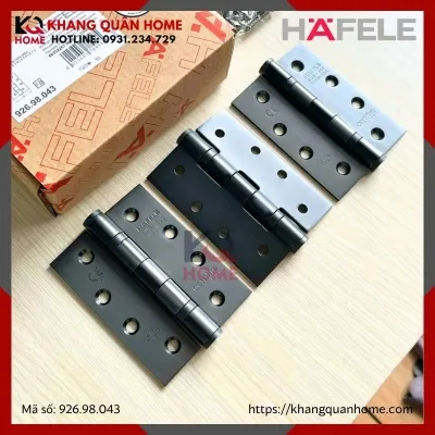 Bản Lề Lá 2 Vòng Bi 120Kg Màu Đen Hafele 926.98.043