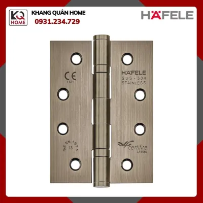 Bản Lề Lá  Màu Đồng Rêu 2 Vòng Bi 120Kg Hafele 926.98.049