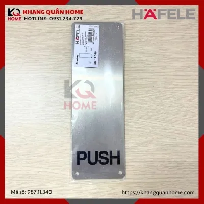 Bảng Đẩy Cửa Push Hafele 987.11.340