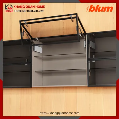 BỘ BẢN LỀ KHUNG NHÔM CHO TAY NÂNG BLUM HF TOP 78Z550AT11 8923153 CHO KHUNG NHÔM HẸP 19-21MM