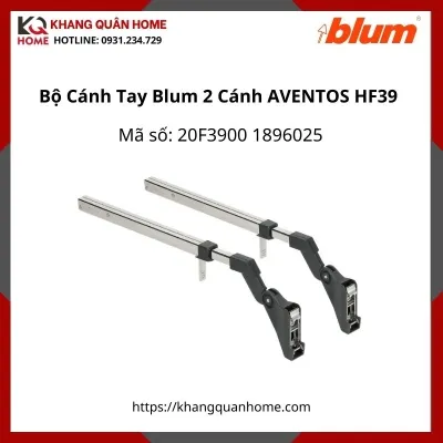 Bộ Cánh Tay Blum 2 Cánh AVENTOS HF39 20F3900 1896025 tủ cao 760 – 1.040mm