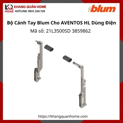 Bộ Cánh Tay Blum Cho AVENTOS HL Dùng Điện tủ cao 350 - 399mm 21L3500SD 3859862