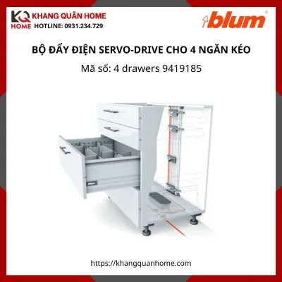 BỘ ĐẨY ĐIỆN BLUM SERVO-DRIVE CHO 4 NGĂN KÉO 4 DRAWERS 9419185