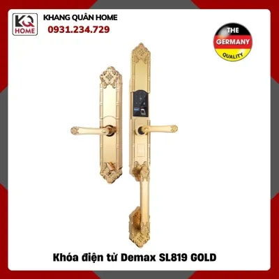 KHÓA THÔNG MINH DEMAX SL819 GOLD - APP WIFI