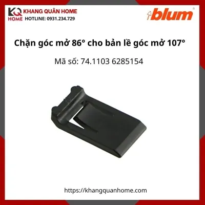 Chặn góc mở 86° cho bản lề góc mở 107° 74.1103 6285154