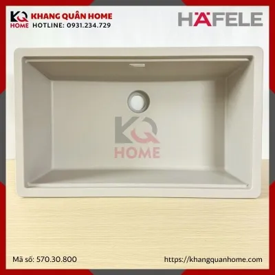 Chậu Đá HS20-GED1S80 Hafele 800mm màu kem 570.30.800