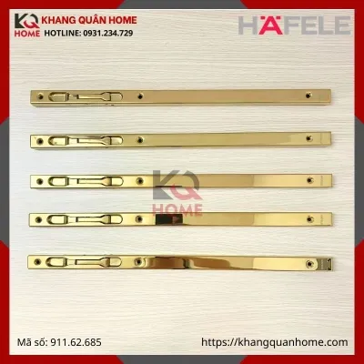 Chốt Âm 450mm Hafele  màu vàng đồng 911.62.685