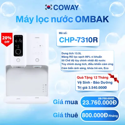 Máy lọc nước nóng lạnh Coway Ombak CHP-7310R - Chính hãng