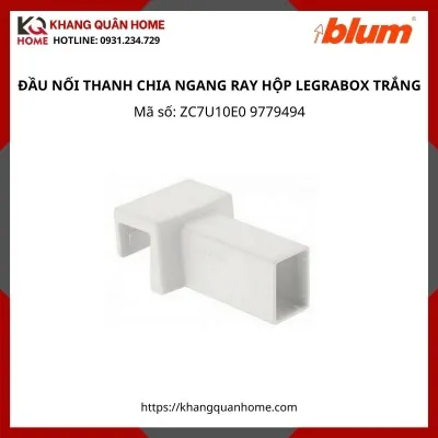 ĐẦU NỐI THANH CHIA NGANG RAY HỘP LEGRABOX TRẮNG ZC7U10E0 9779494