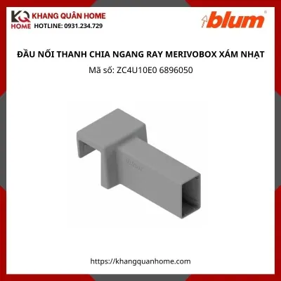 ĐẦU NỐI THANH CHIA NGANG RAY HỘP MERIVOBOX XÁM NHẠT ZC4U10E0 6896050