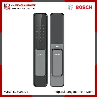 Khóa điện tử Face ID Bosch EL 600B-DE Màu Xám