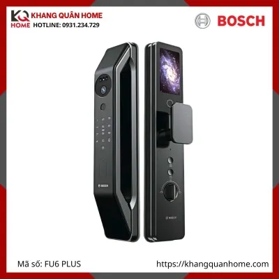 Khóa điện tử FACE ID Bosch FU6 PLUS Màu Đen