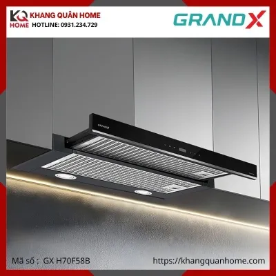 MÁY HÚT MÙI ÂM TỦ GRANDX 700MM GX H70F58B