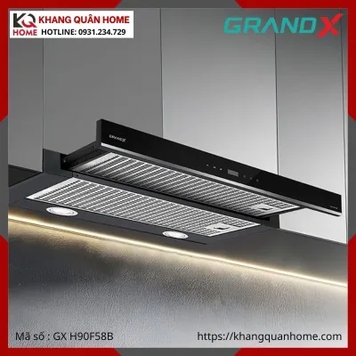 MÁY HÚT MÙI ÂM TỦ GRANDX 900MM GX H90F58B
