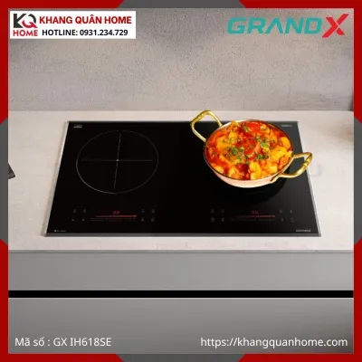 BẾP TỪ 2 VÙNG NẤU GRANDX GX IH618SE