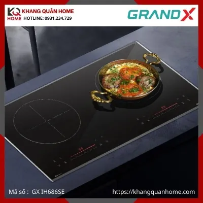 BẾP TỪ 2 VÙNG NẤU GRANDX GX IH686SE