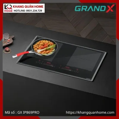 BẾP TỪ 2 VÙNG NẤU GRANDX GX IP869PRO