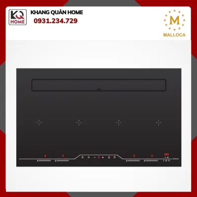 Bếp từ Malloca kết hợp máy hút khói khử mùi HIH-904 SLIM