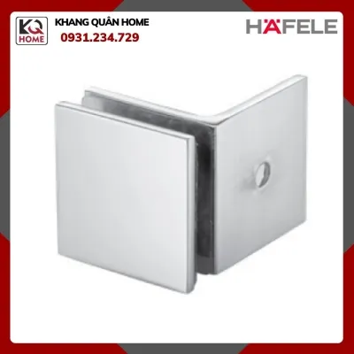 Kẹp Kính Tường 90º Nhà Tắm Có Đế Hafele 981.77.910