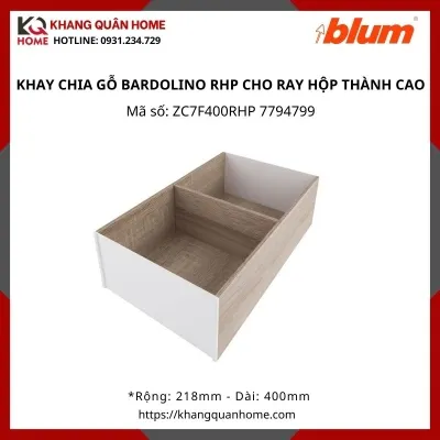 KHAY CHIA GỖ BARDOLINO RHP CHO RAY HỘP THÀNH CAO ZC7F400RHP 7794799