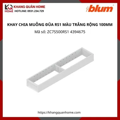 KHAY CHIA MUỖNG ĐŨA RS1 MÀU TRẮNG RỖNG 100MM ZC7S500RS1 4394675