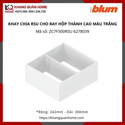 KHAY CHIA RSU CHO RAY HỘP THÀNH CAO MÀU TRẮNG ZC7F300RSU 6278039