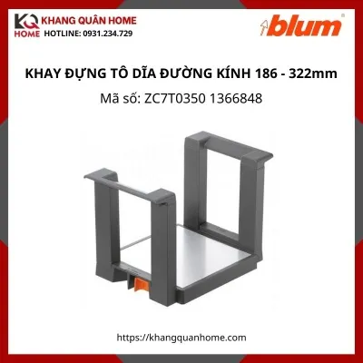 KHAY ĐỰNG TÔ DĨA  BLUM RỘNG 186 - 322MM ZC7T0350 1366848