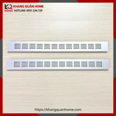 Khe Thoát Nhiệt, Tấm Thông Gió - Thông Hơi Tủ Bếp - MÀU INOX KT 500x50mm
