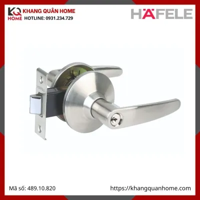 Khóa Tay Nắm Gạt Đầu Vặn Đầu Chìa Cho Cửa Hafele 489.10.820