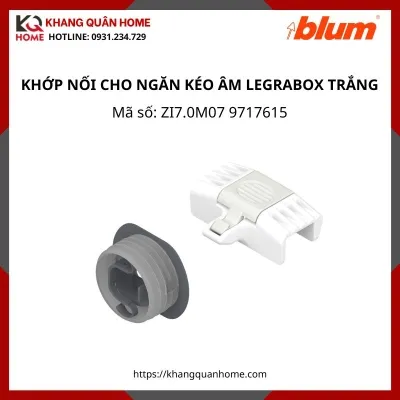 KHỚP NỐI CHO NGĂN KÉO ÂM LEGRABOX TRẮNG ZI7.0M07 9717615