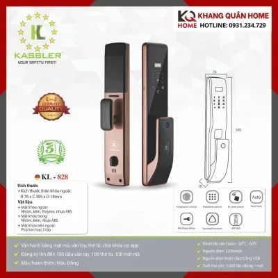 Khóa Điện Tử Hiện Đại Kassler KL-828