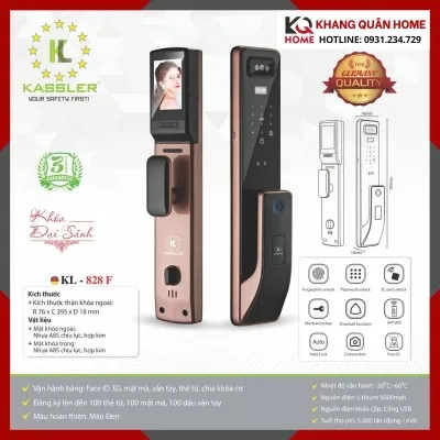 Khóa Điện Tử Hiện Đại Kassler KL-828 F