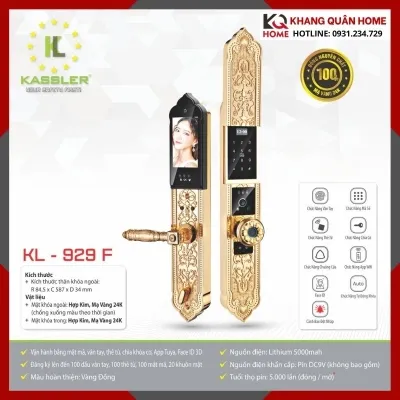 Khóa Điện Tử Cổ Điển Kassler KL-929 F