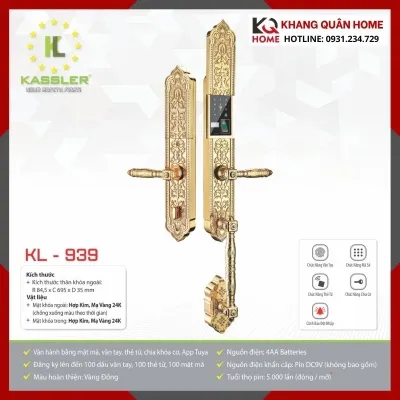 Khóa Điện Tử Cổ Điển Kassler KL-939