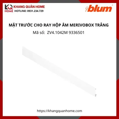 MẶT TRƯỚC CHO RAY HỘP ÂM MERIVOBOX 1042MM TRẮNG ZV4.1042M 9336501