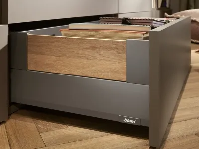 Khám phá ray hộp Blum Merivobox – Khi ngăn kéo không chỉ là ngăn kéo