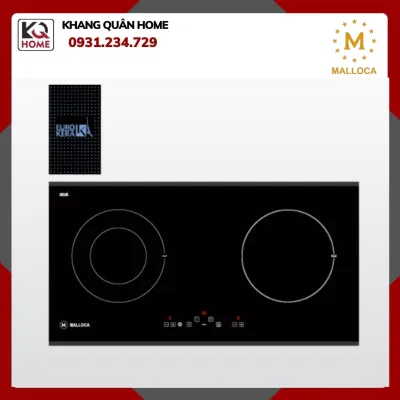 Bếp Điện Từ Kết Hợp  Malloca MH-02IR SB
