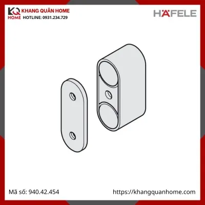 Nam châm cân chỉnh cửa trượt xếp Hafele 940.42.454