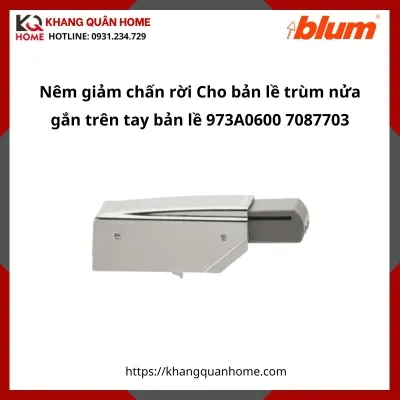 Nêm giảm chấn rời Cho bản lề trùm nửa gắn trên tay bản lề 973A0600 7087703
