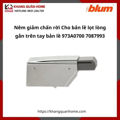 Nêm giảm chấn rời Cho bản lề trùm nửa gắn trên tay bản lề 973A0600 7087993